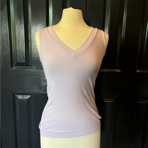 Stateside Purple Fitted Tank Top